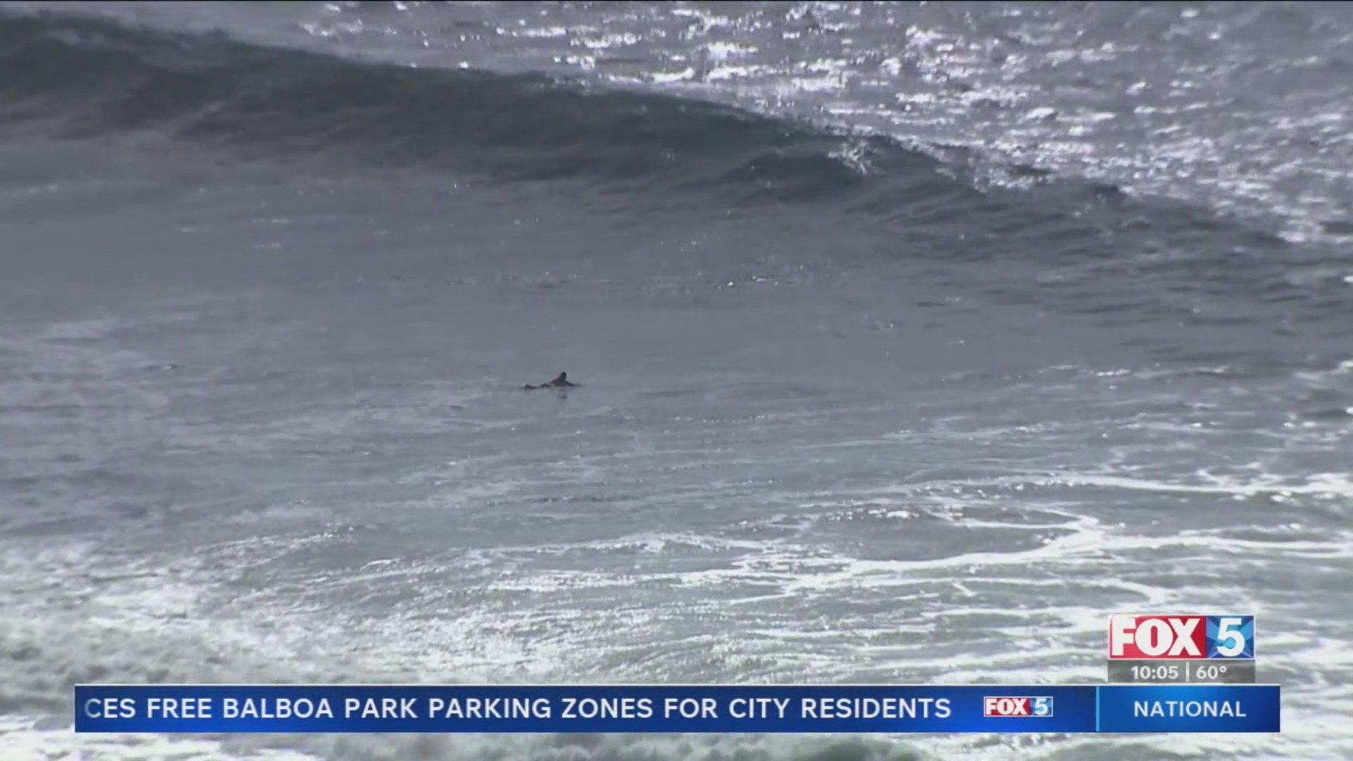 High surf hits San Diego beaches<br>