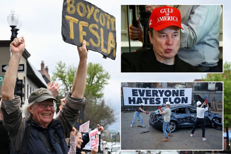 Elon Musk 'trying to distract from Tesla's imploding car business' with ...