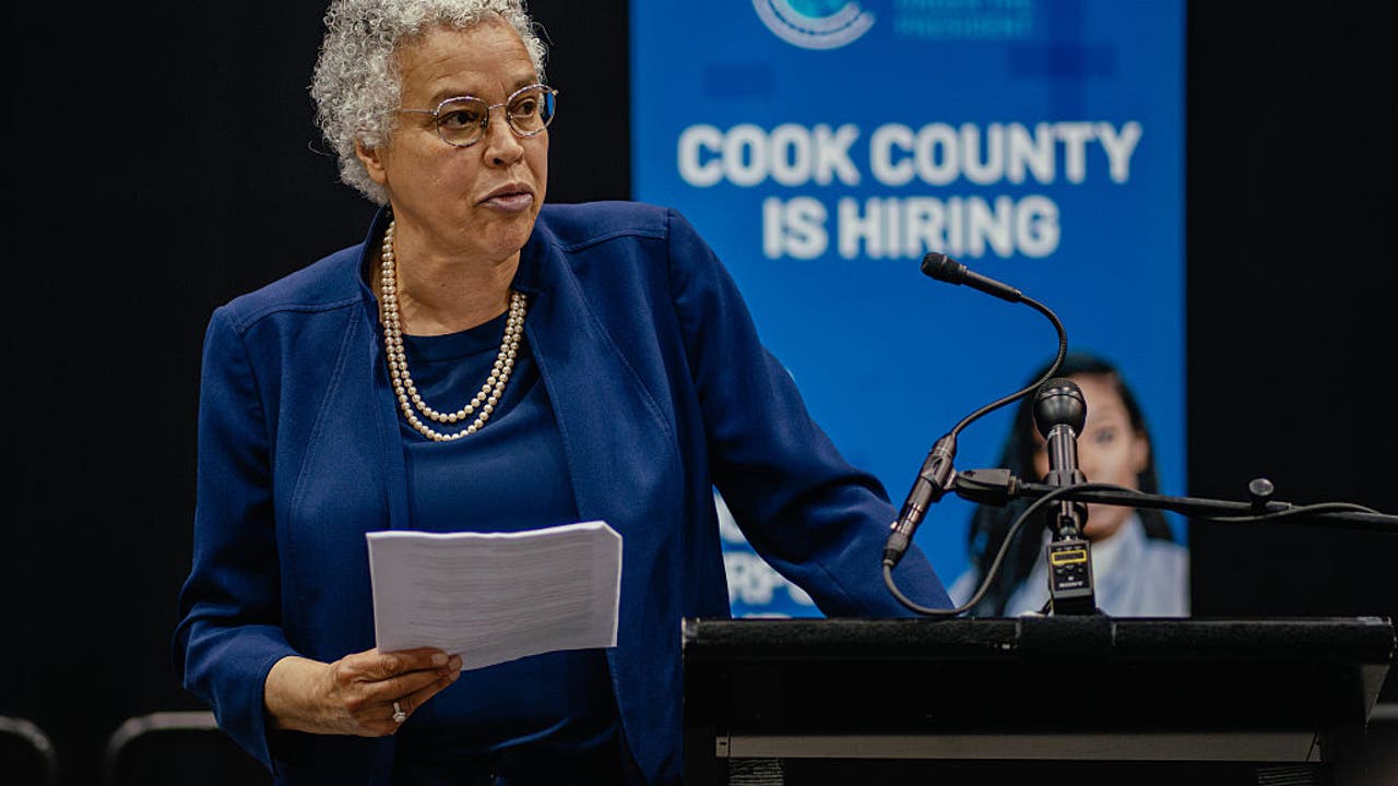 Who is running for Cook County Board president in the 2026 election?