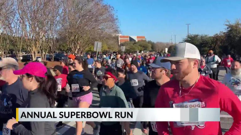 Perfect conditions greet runners at YMCA Super Bowl Run