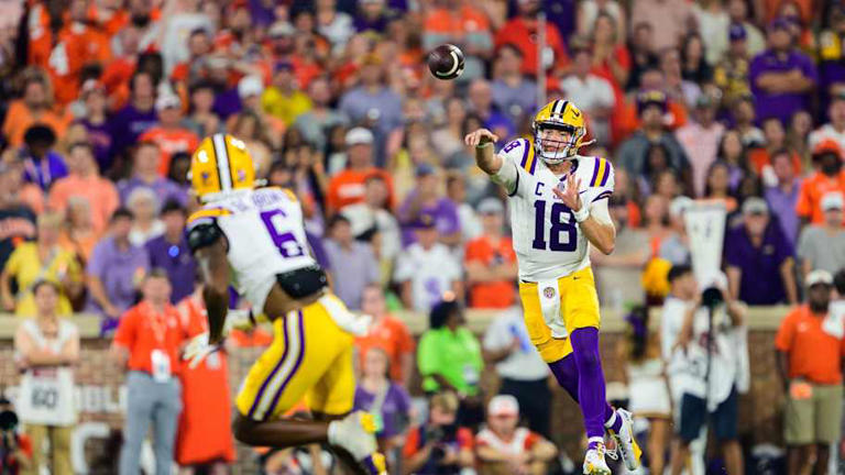 LSU football quarterback Garrett Nussmeier surging up 2026 NFL draft boards