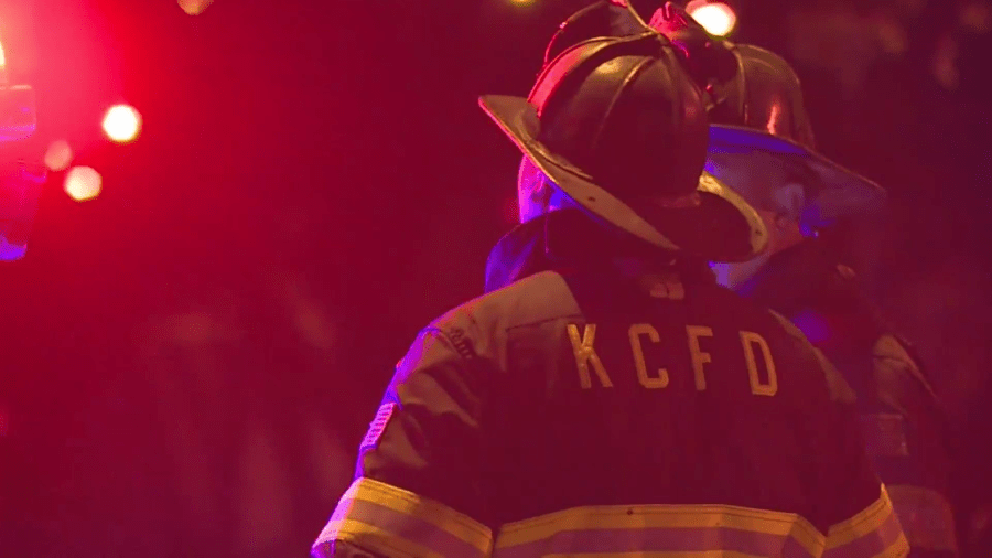 One taken to hospital after morning fire at Kansas City apartment complex