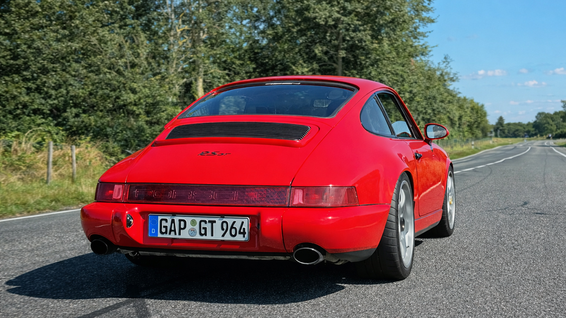 Classic Porsche with high revving engine
