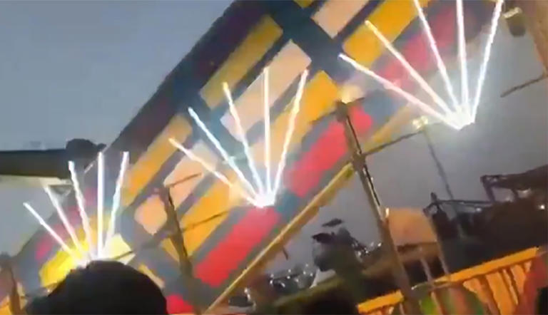 Police officer dies after rescuing others in fairground ride collapse