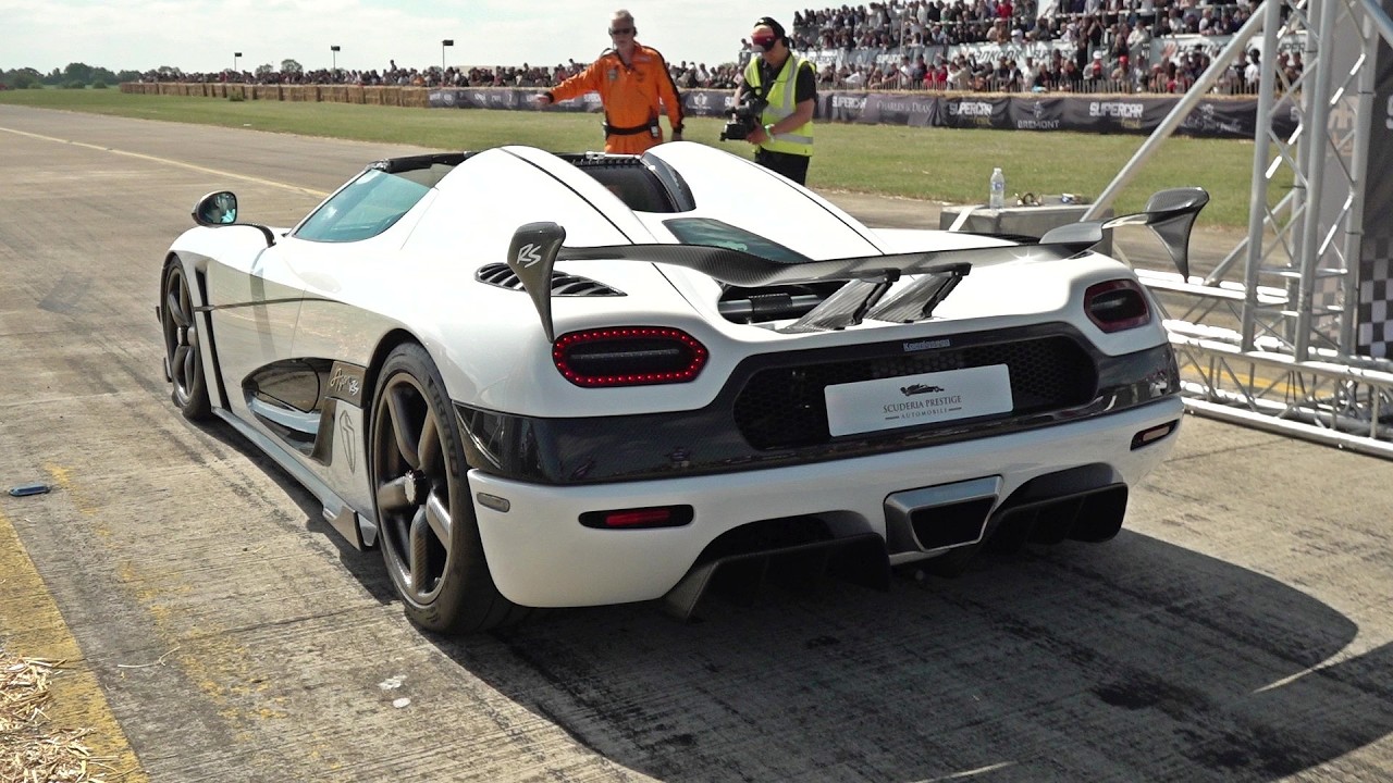 Watch luxury performance cars reveal impressive acceleration