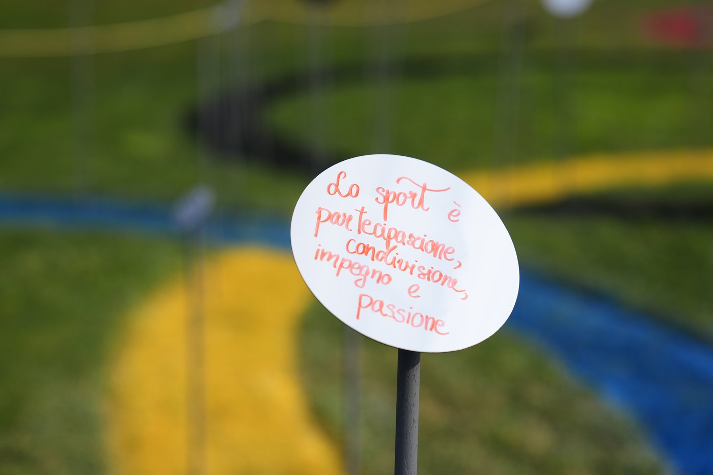 Olympic art project in a Milan park invites the public to 'reflect' on ...