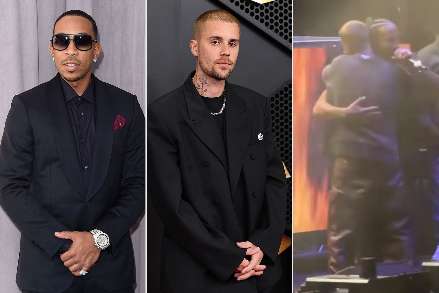 Justin Bieber reunites with Ludacris on stage at Super Bowl party 16 ...