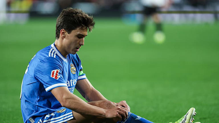 Gonzalo García had a frustrating night up top. | Irina R. Hipolito/Europa Press/Getty Images