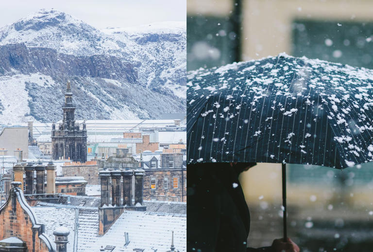 Edinburgh weather: Snow and sleet forecast for capital this week as ...