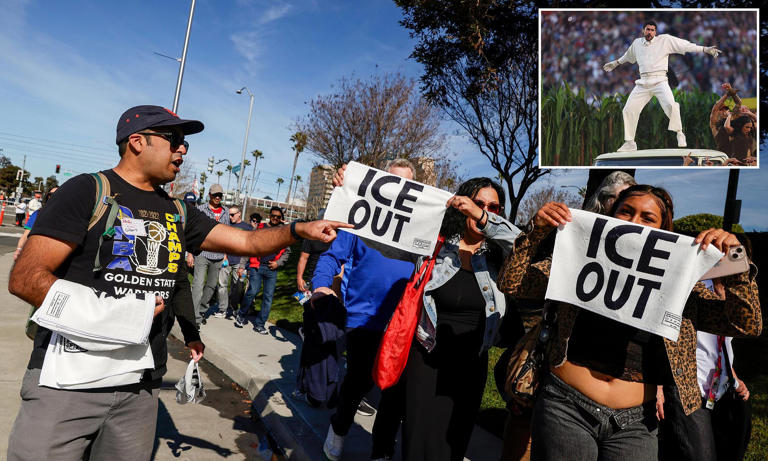 Anti-ICE protesters inspired by Bad Bunny cause Super Bowl chaos as ...