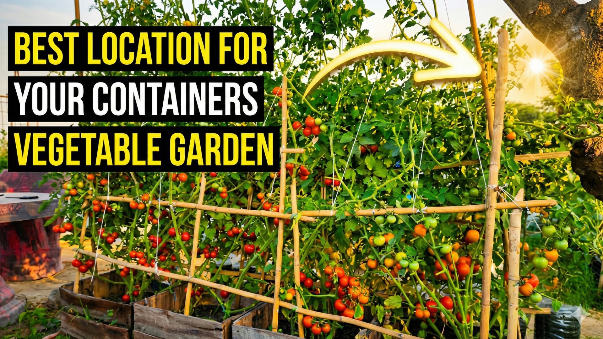 Optimize your container garden placement for bigger harvests