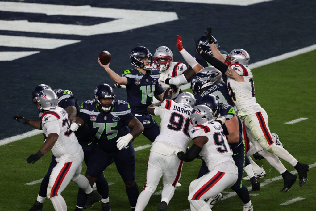 NFL fans outraged over controversial decision as Seahawks blow Patriots away