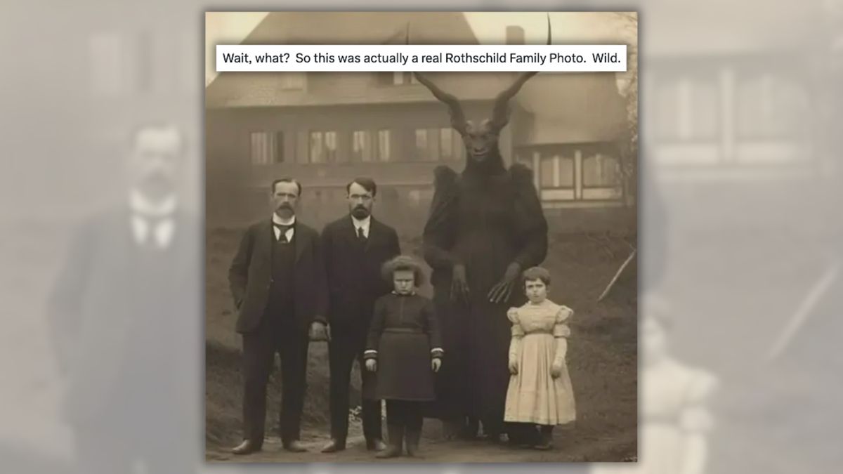 Beware vintage photo supposedly showing Rothschild family posing with