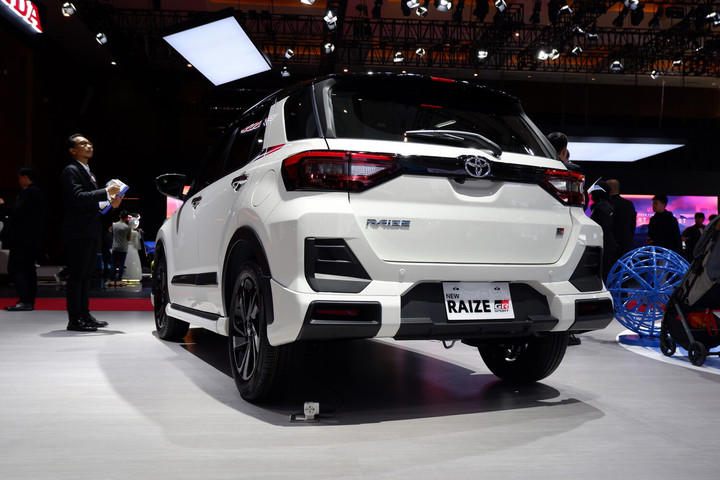 Toyota Raize 1.0T GR Sport tampil di IIMS 2026. Foto: Sena Pratama/kumparan