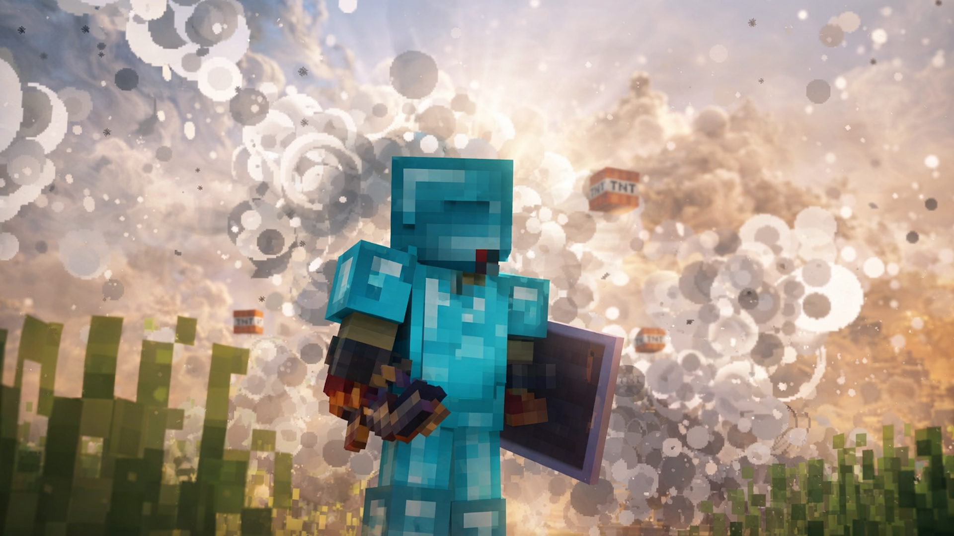 Placing TNT traps throughout a Minecraft multiplayer server