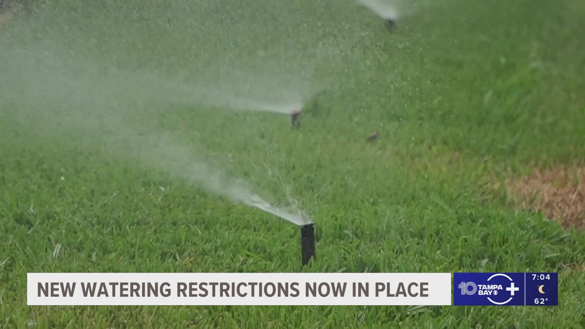 New water restrictions in place across Tampa Bay region due to severe ...