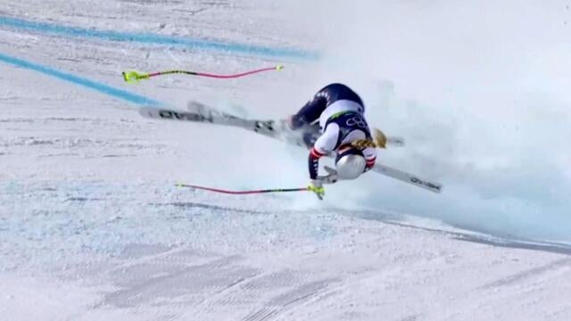 Lindsey Vonn breaks leg in Olympic crash, Trump calls skier a loser for comments on US politics