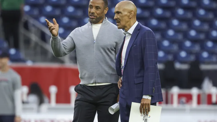 Rodney Harrison rips Tony Dungy to his face for 'wrong' Bill Belichick ...