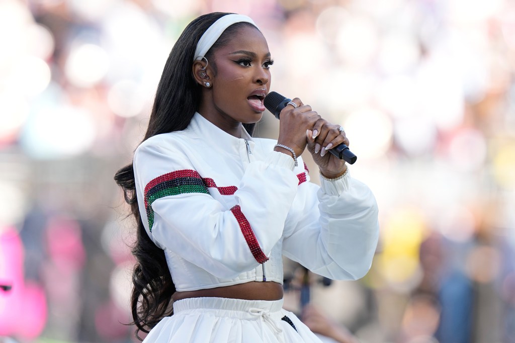 Coco Jones wows with Black national anthem ‘Lift Every Voice and Sing ...