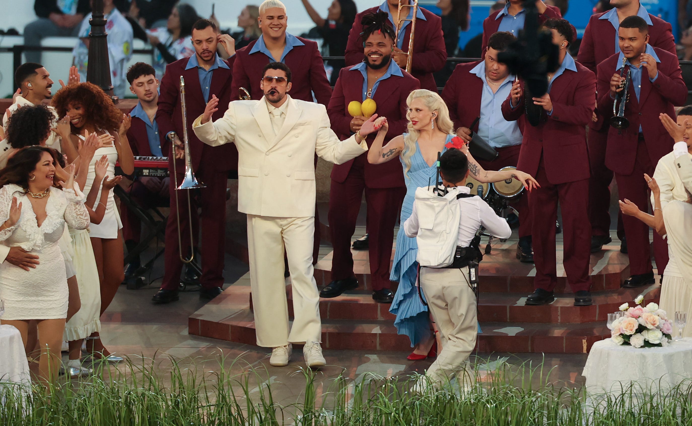 Bad Bunny's Super Bowl LX halftime show brings out Lady Gaga, Ricky Martin
