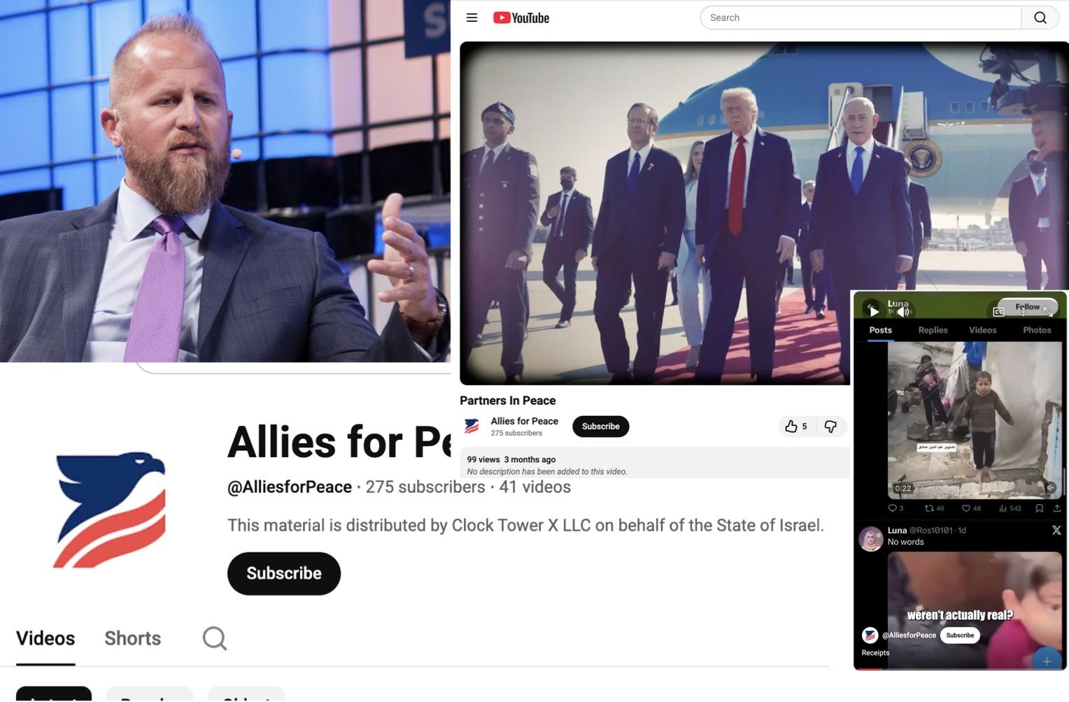 Mysterious 'peace' groups are sending Americans pro-Israel texts