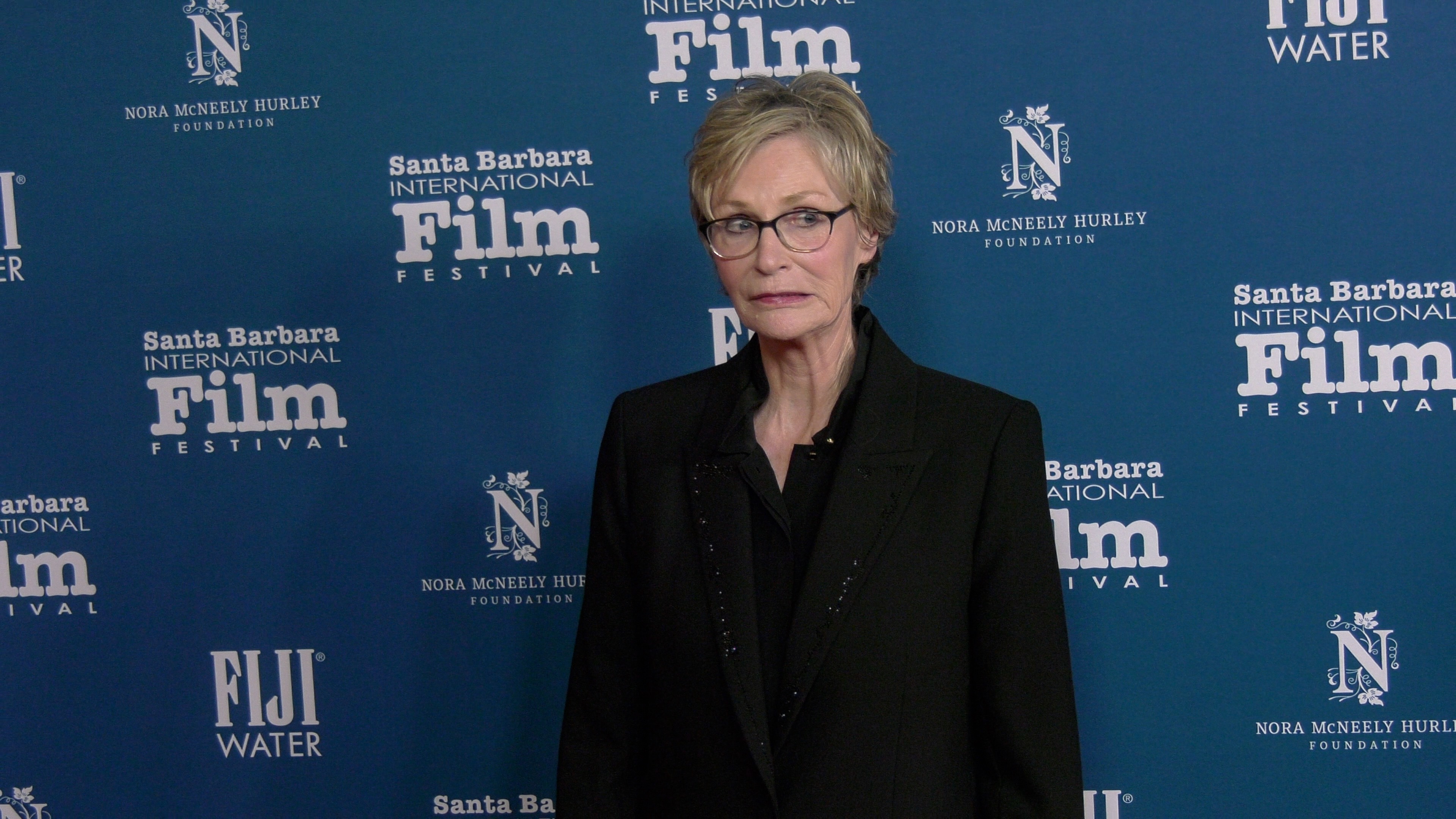 Jane Lynch on the red carpet at the 2026 SBIFF Virtuosos Award
