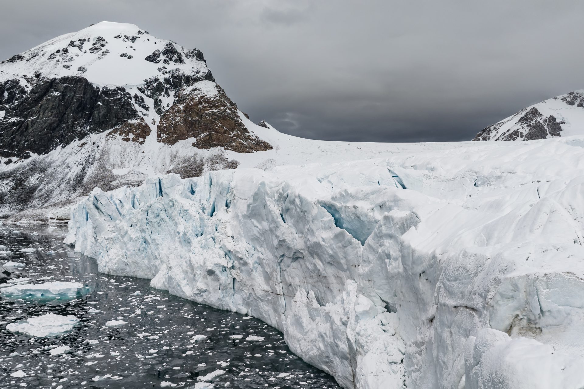 Waar de gletsjer breekt