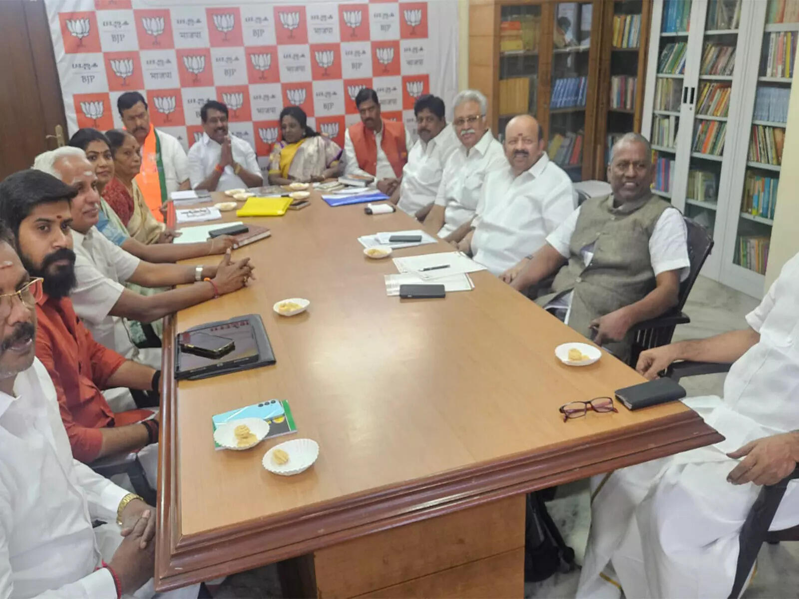 Tamil Nadu BJP poll manifesto panel discusses key inputs and people ...
