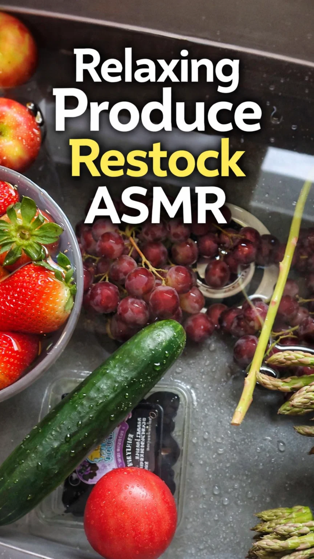Relaxing produce restock ASMR for mom life