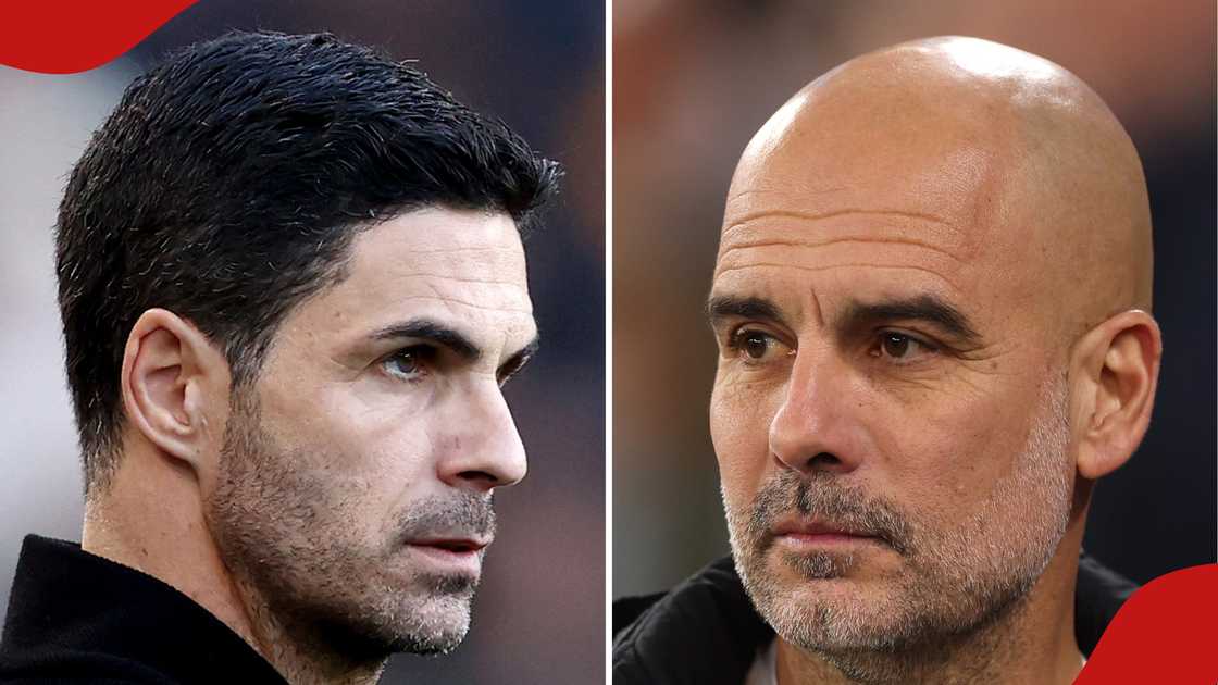 One of Arsenal or Manchester City is touted to win the Premier League this season. Photo by Naomi Baker/Carl Recine. Source: Getty Images