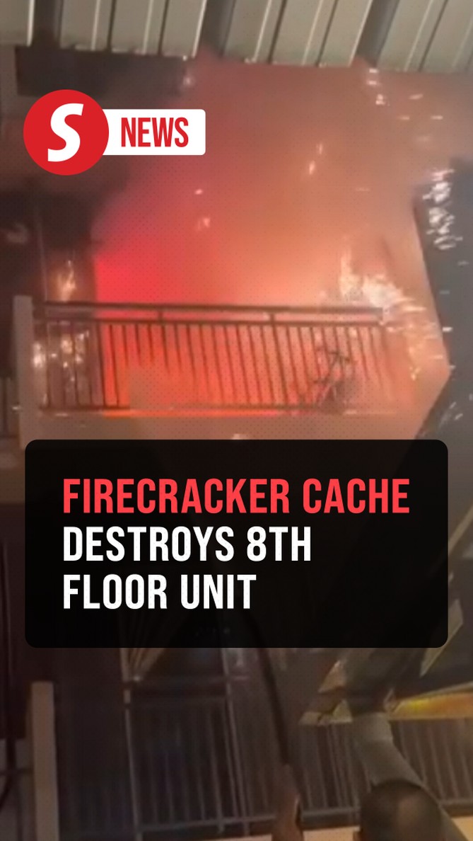Fire destroys Kajang apartment unit stocked with firecrackers