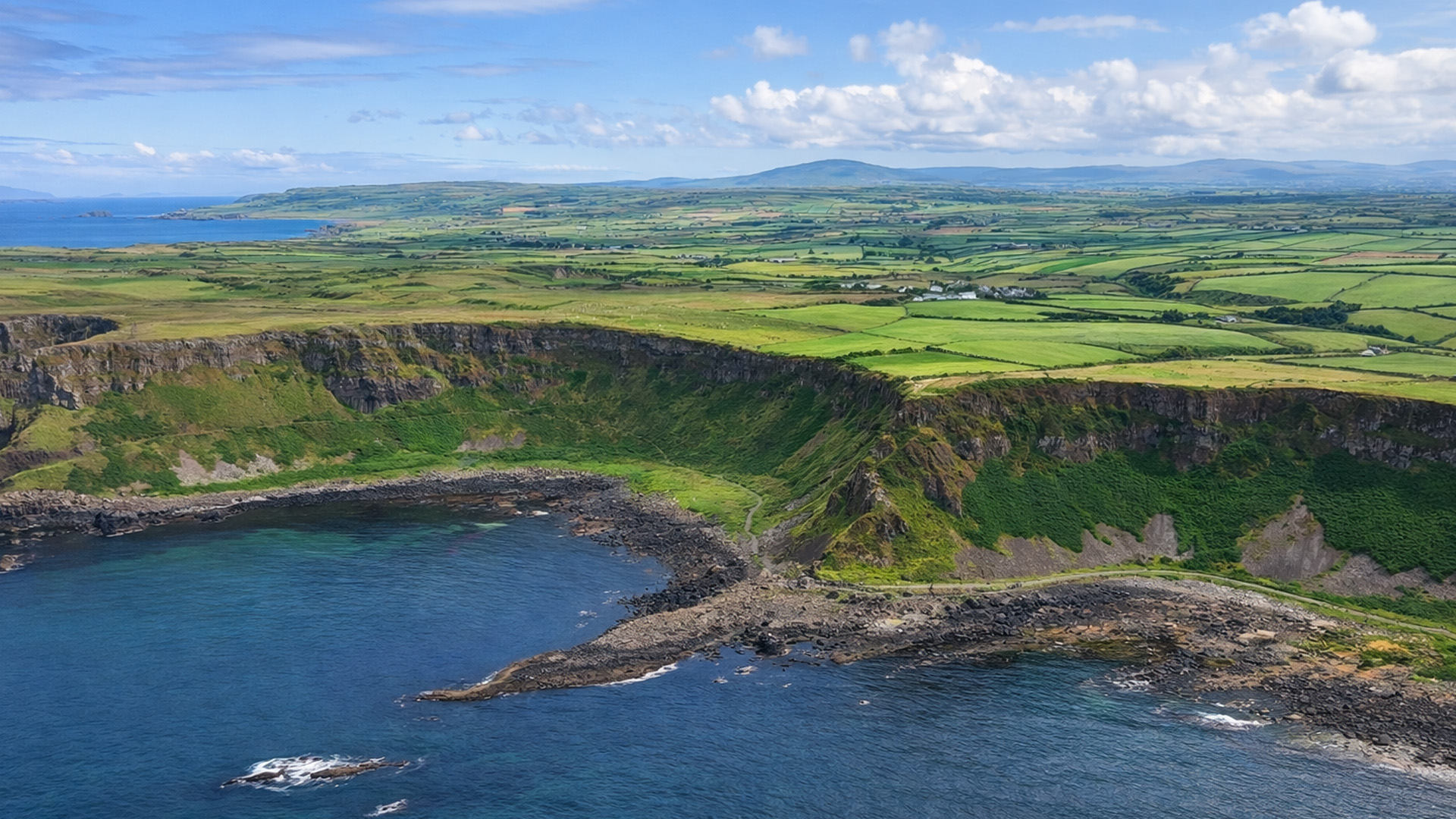 Where farmland meets the sea