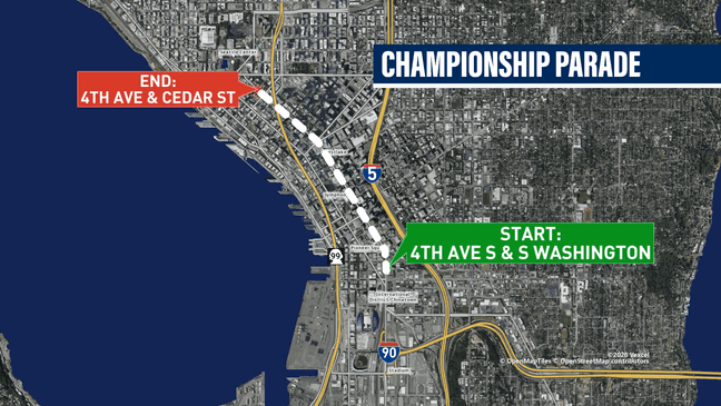 Up to 1 million fans expected to attend Seahawks' world champions parade