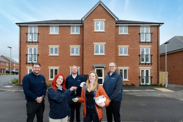 Fully affordable housing development with 46 homes completed