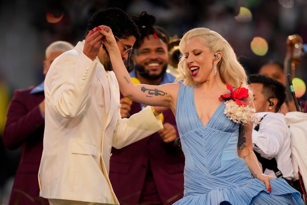 Bad Bunny’s elaborate Super Bowl halftime stage shines — but music goes ...