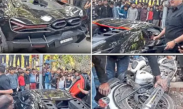 UP tobacco trader's son smashes speeding Lamborghini into people in ...