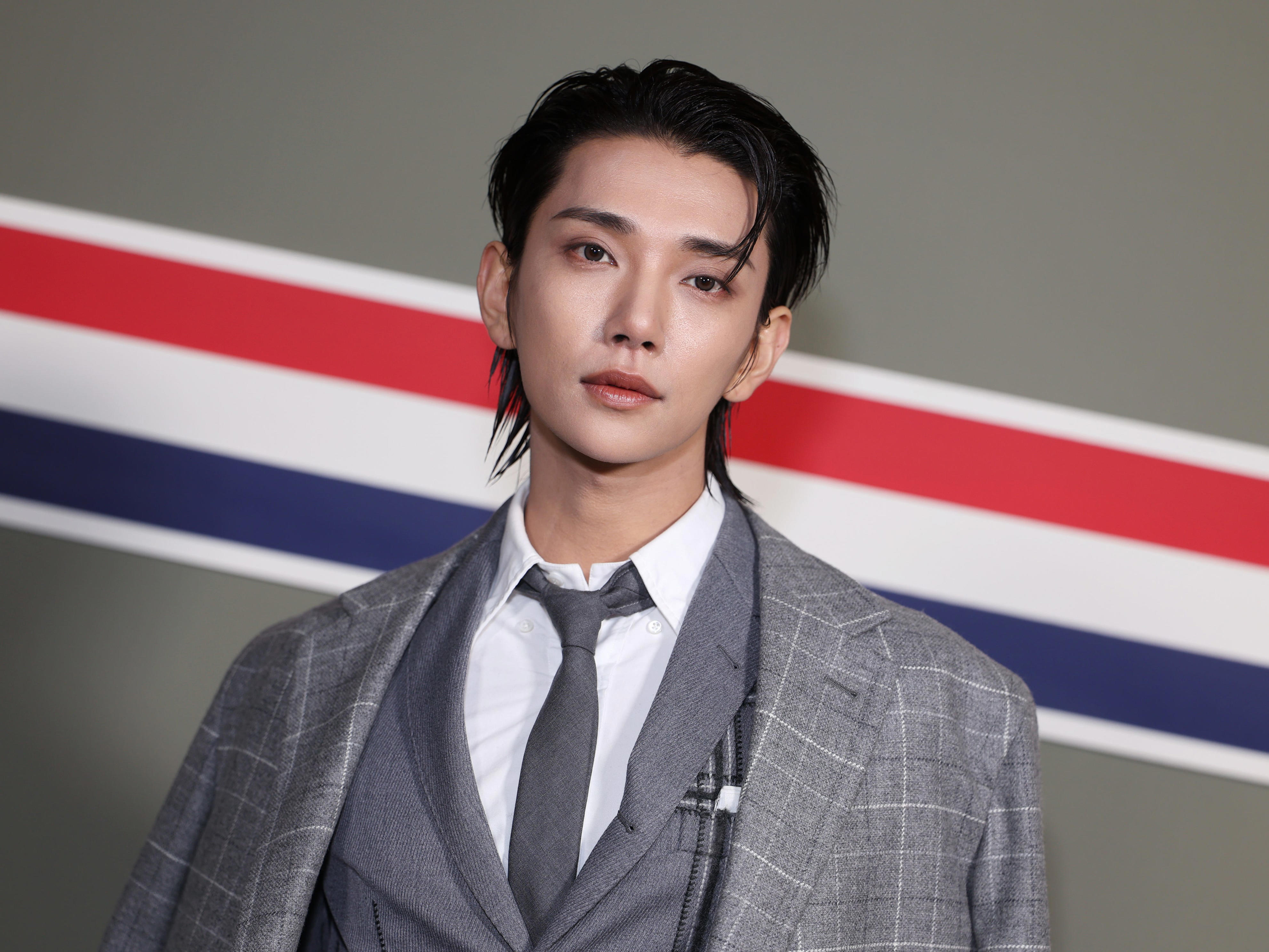 K-pop it boy Joshua Hong continued his US charm offensive at the Super Bowl