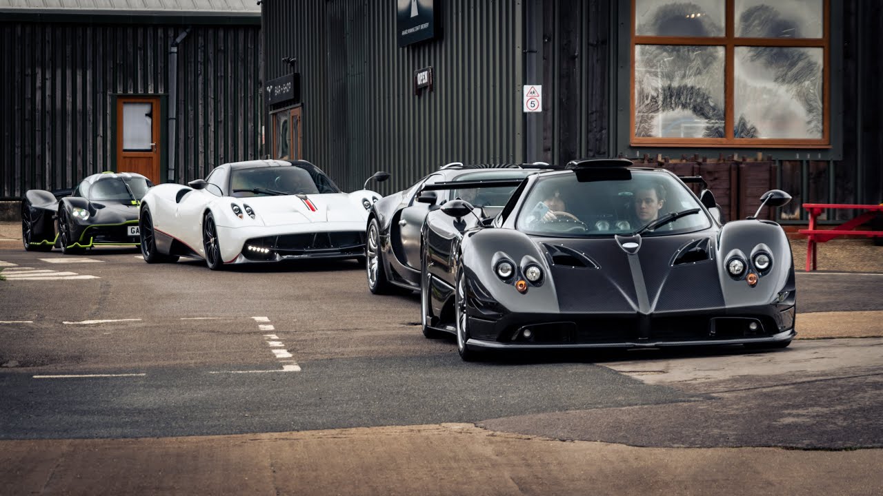 Hypercar lineup with Pagani and Valkyrie