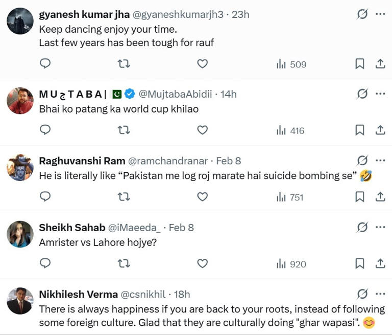 Haris Rauf's kite-flying video sparks online storm after T20 World Cup ...