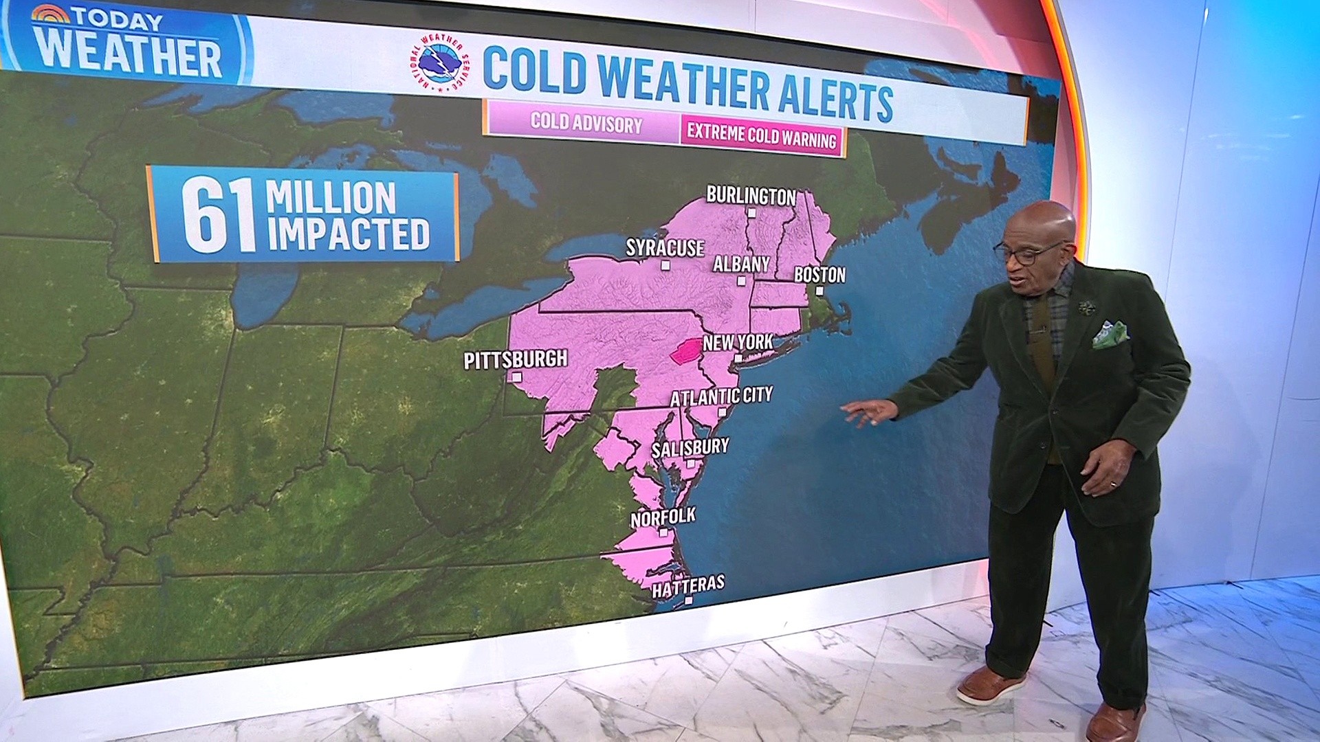 How long will the dangerously cold temperatures linger?