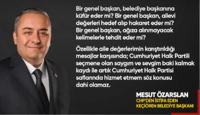CHP'de gece yarısı mesajları deprem etkisi yarattı! 'Anne ve babama nasıl küfür edersin?'