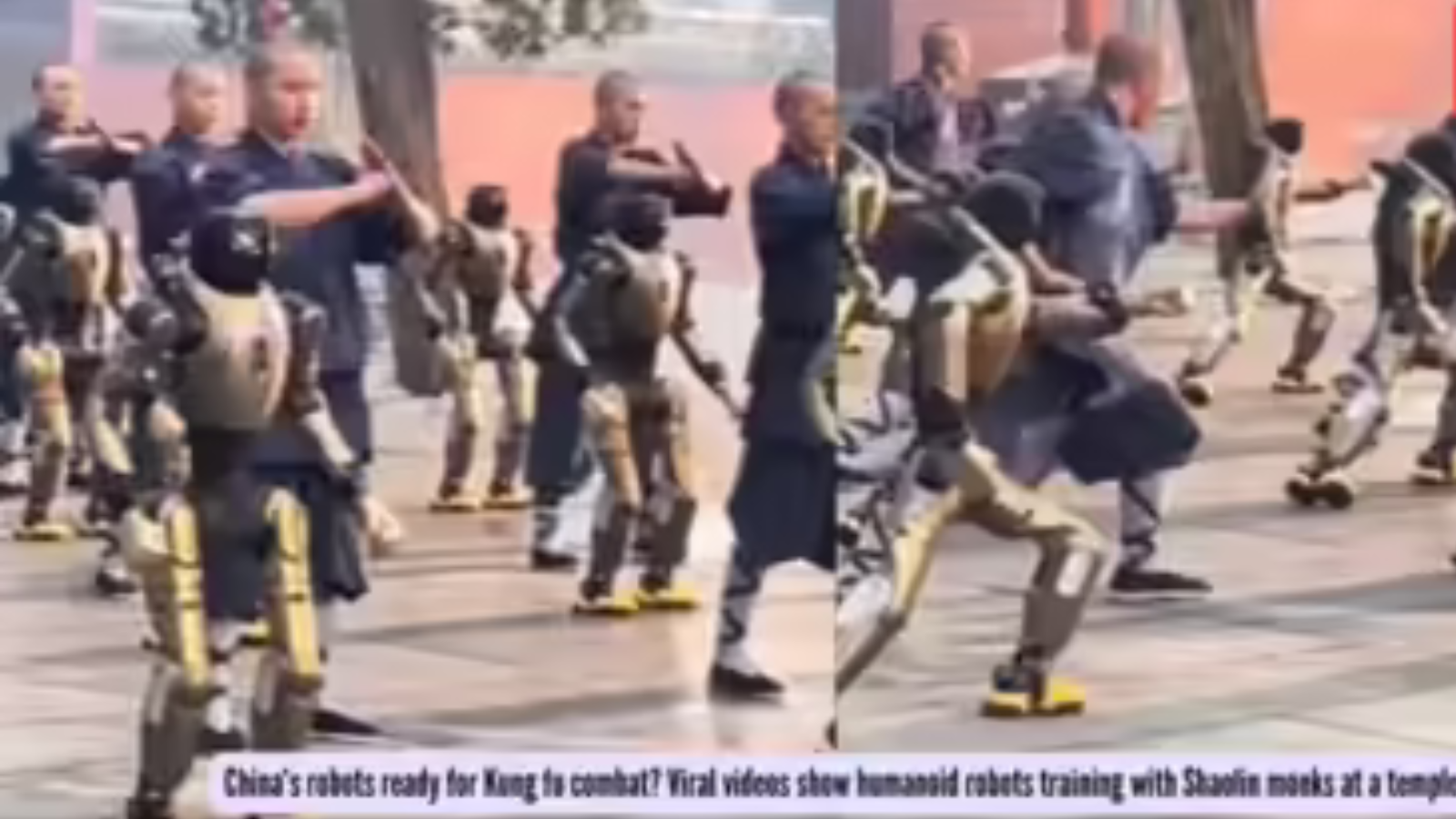 Are China’s robots ready for kung fu? Humanoids train with Shaolin ...
