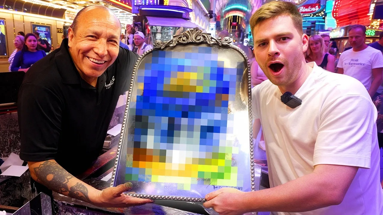 The king of Vegas took one look and painted magic