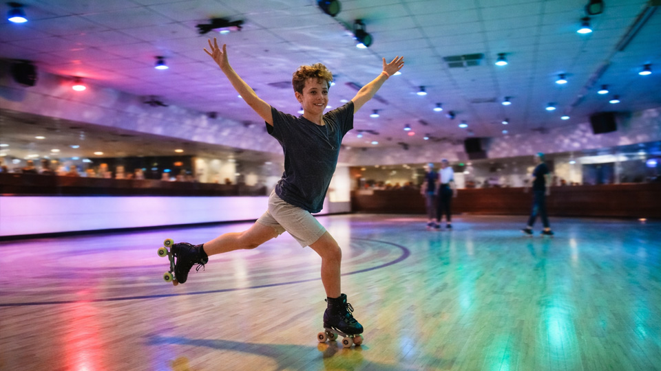 Skating and dancing combined in one fun performance