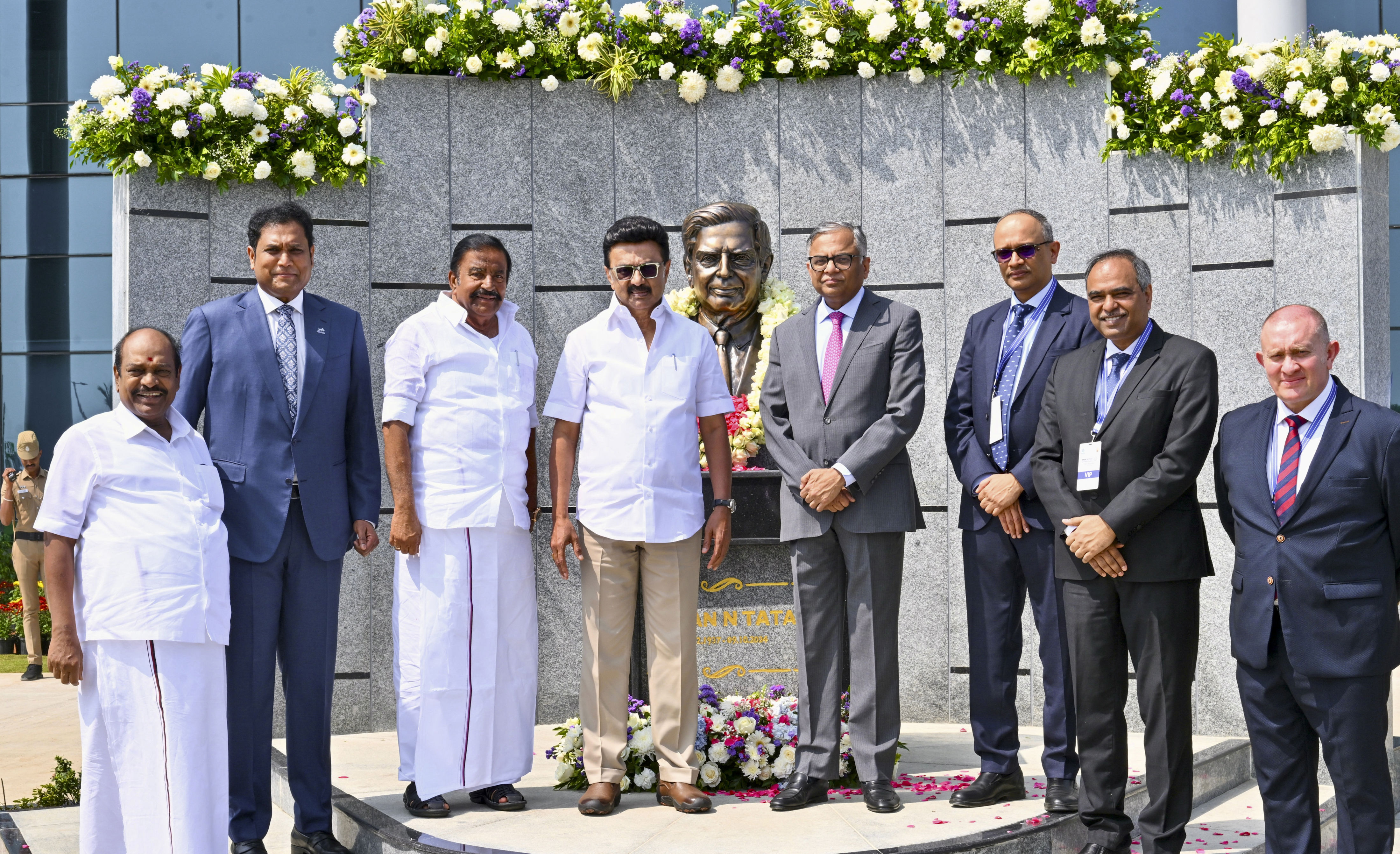 Stalin inaugurates Tata's TN plant, drives first Range Rover Evoque