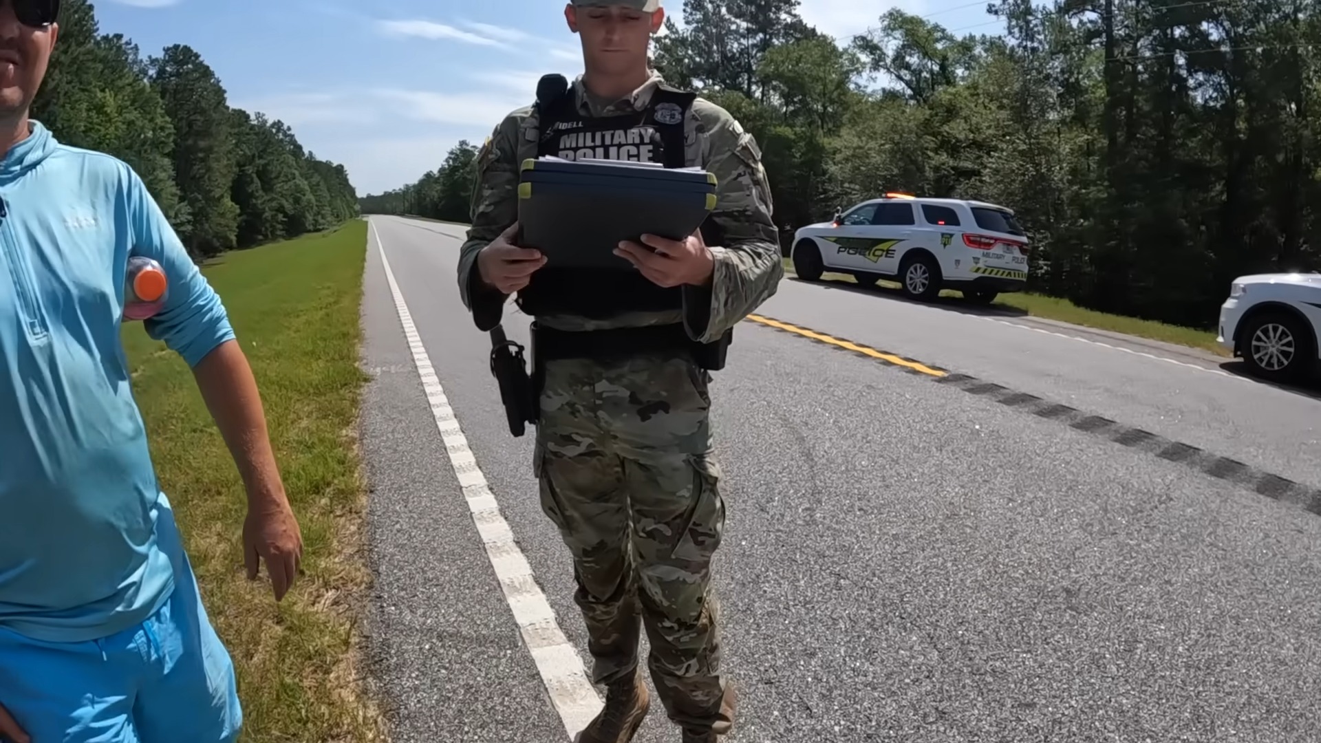 Magnet fishing near a military facility raised immediate questions