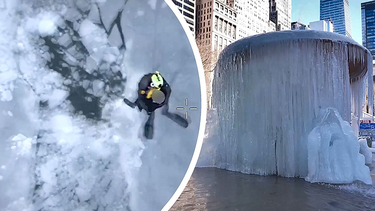 Arctic blast sends New York into deep freeze