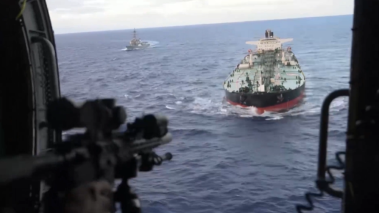 US forces seize sanctioned oil tanker in Indian Ocean after pursuit ...