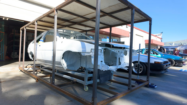 Alibaba will sell you a brand new Toyota AE86 chassis, how dumb an idea ...