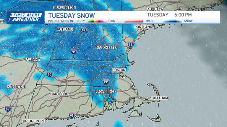 Winter won't let up! First alert for Tuesday snow, more possible this ...